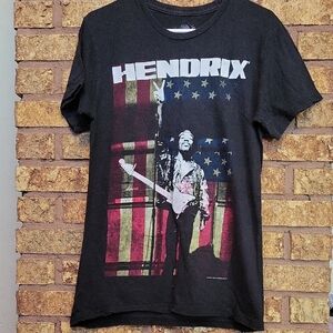 Authentic Hendrix Jimi Hendrix Black Graphic T-Shirt Size Medium
